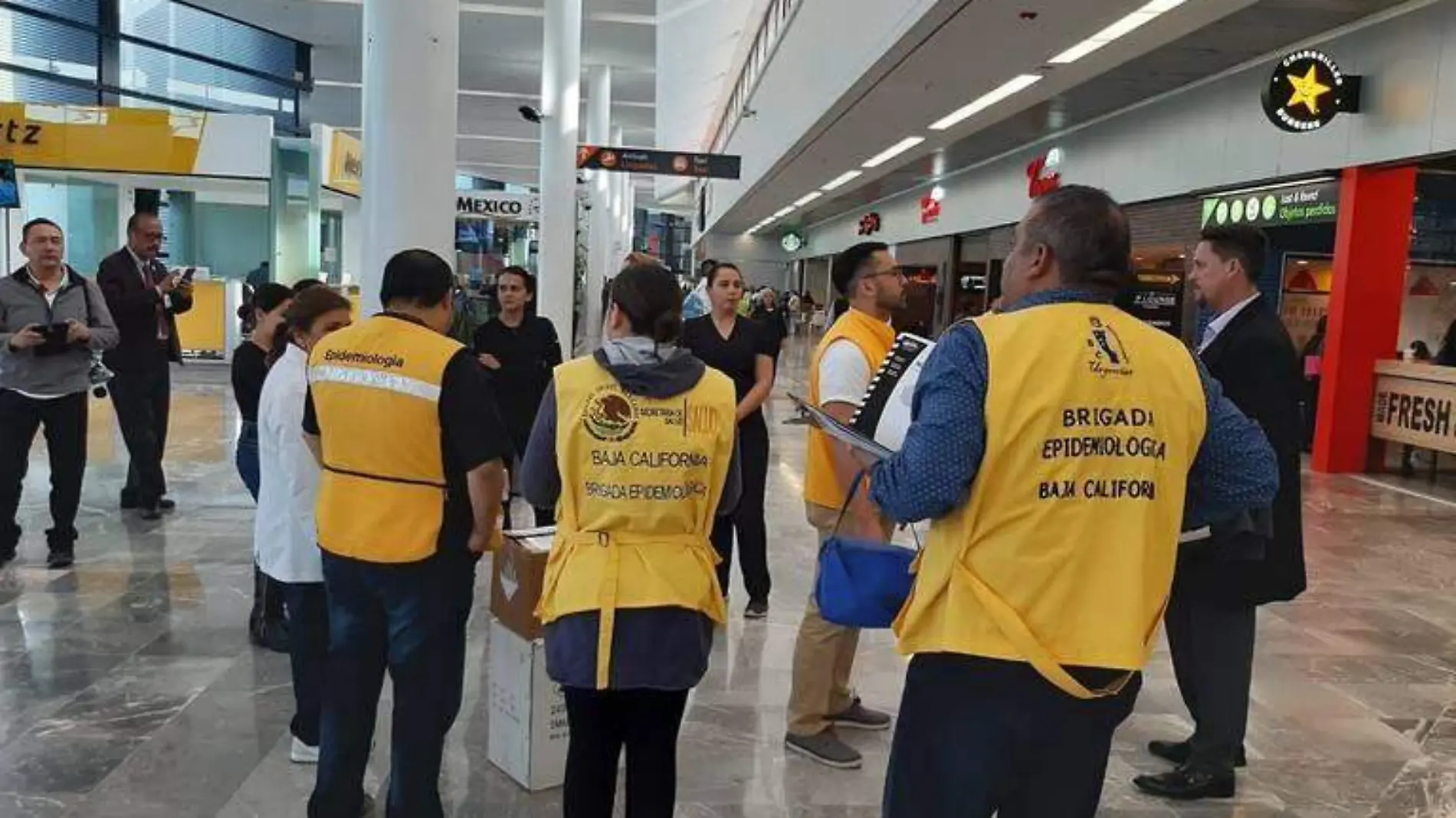 Salud coronavirus aeropuerto Tijuana